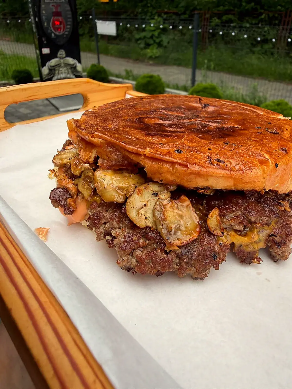 Smash burger z pieczarkami — StreetBurger.pl Bytom