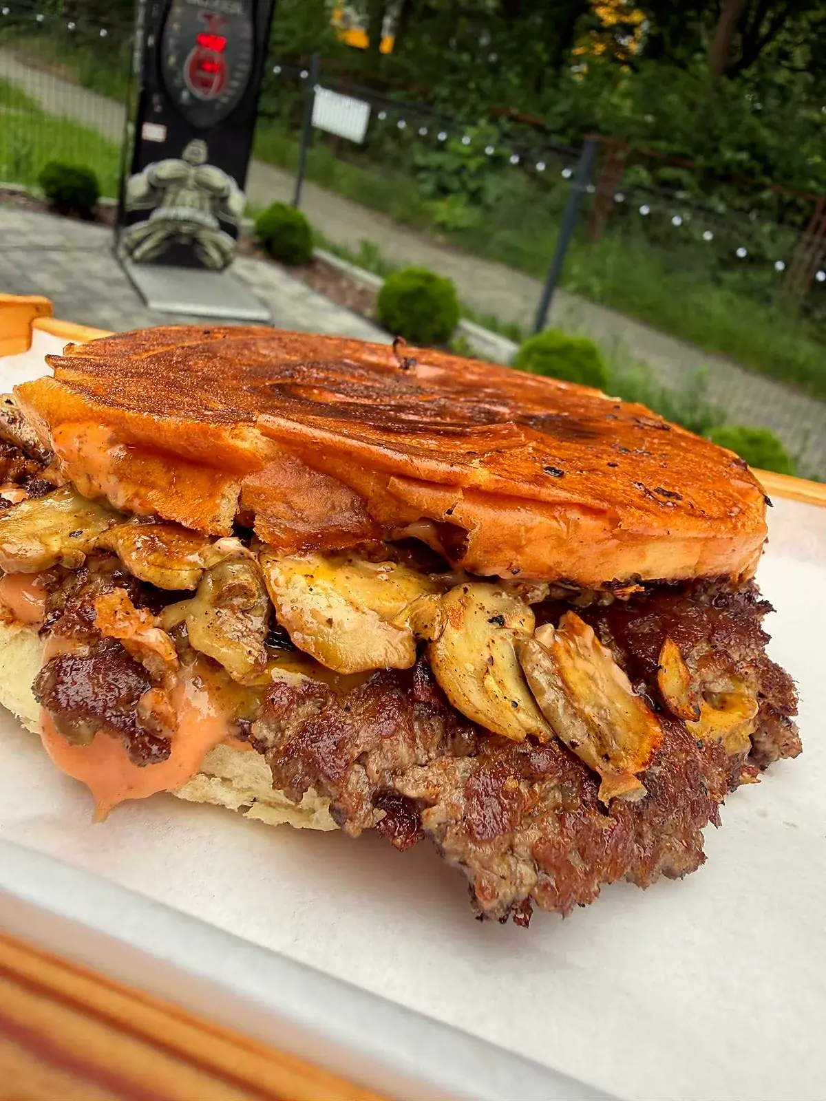 Podwójny smash z grzankowaną bułką — StreetBurger.pl Bytom