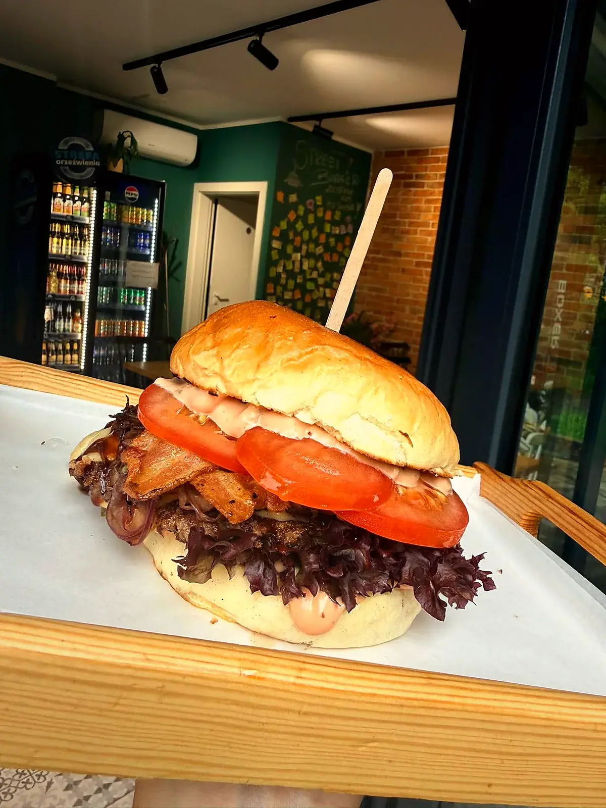 Wnętrze burgerowni StreetBurger.pl w Bytomiu-Miechowicach